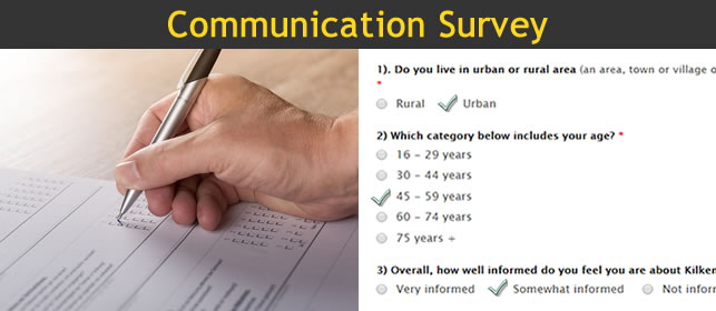 communication survey banner