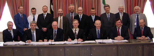 Contract Signing County Hall
