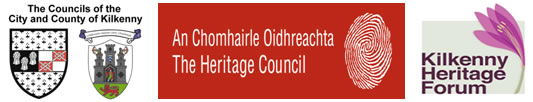combined banners, Kilkenny Council, Heritage Council and Heritage Forum