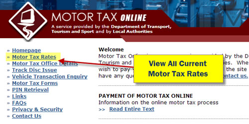 Motor tax office cork