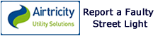 Report a faulty street light to Airtricity