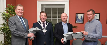 photo of the lighting project signing Kilkenny County Council
