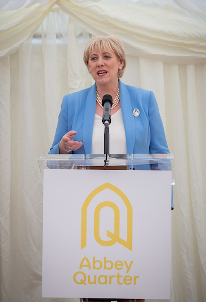 Abbey Quarter Launch - Minister