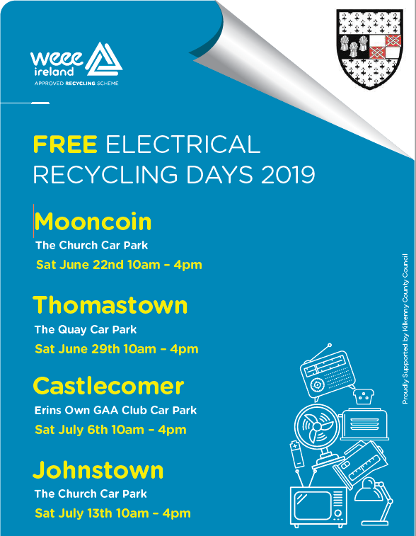 free electrical recycling days kilkenny free electrical recycling days kilkenny