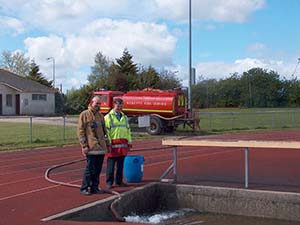 Filling the Water Hurdle at Scanlon Park:Stage 1