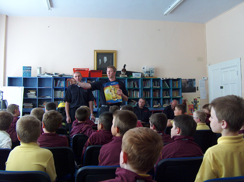 An attentive audience at the Launch