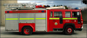 Callan, Fire Engine No:KK16A1:Side View