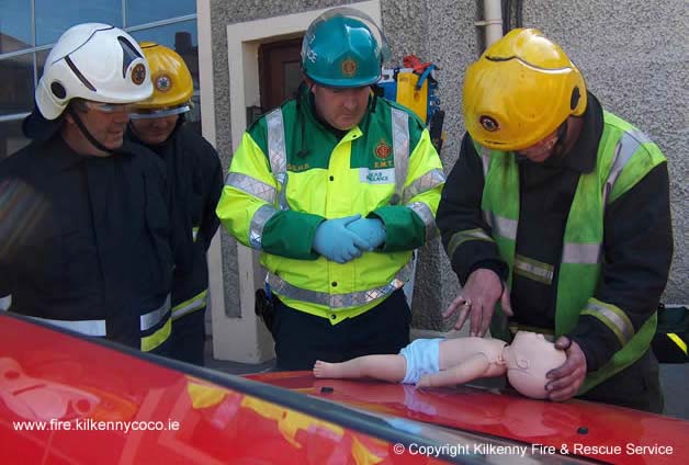 Practising CPR Procedures for infants