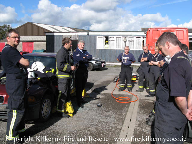 Getting Instructions on the Road Traffic Collision Refresher Course 2007