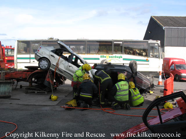 Attending to an Overturned Vehicle during the RTC Course 2007