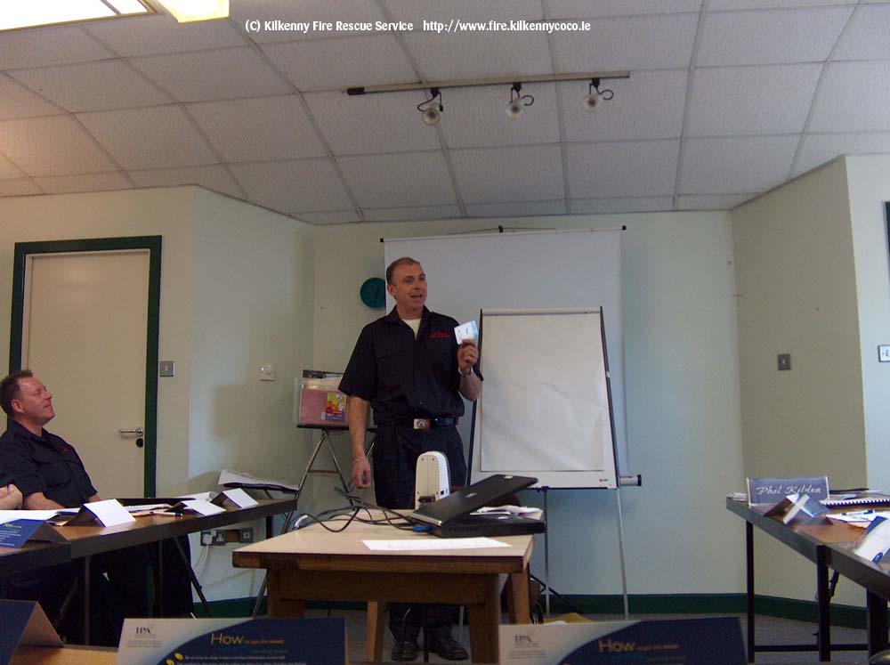 FF Andy Ramsbottom of KK11 gives a Presentation