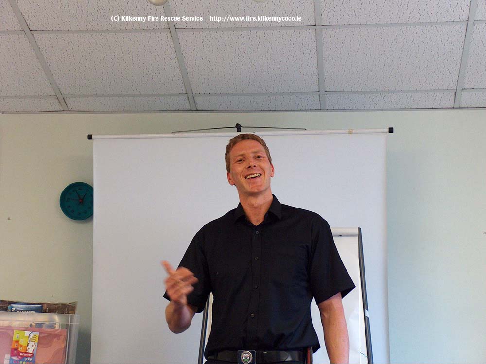 FF Ger Griffen of KK11 gives a Presentation