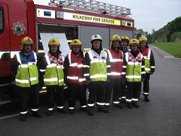 Group, ICS training with Castlecomer Fire Brigade (KK12), June 2008