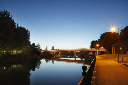 Central Access Scheme Night Time Bridge Model