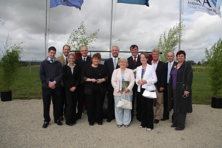 M9-M10 Road Project Staff at opening of new motorway