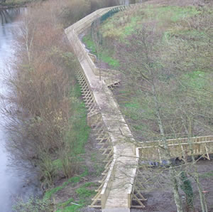 View of new board walk from Ossory Bridge on Ring Road