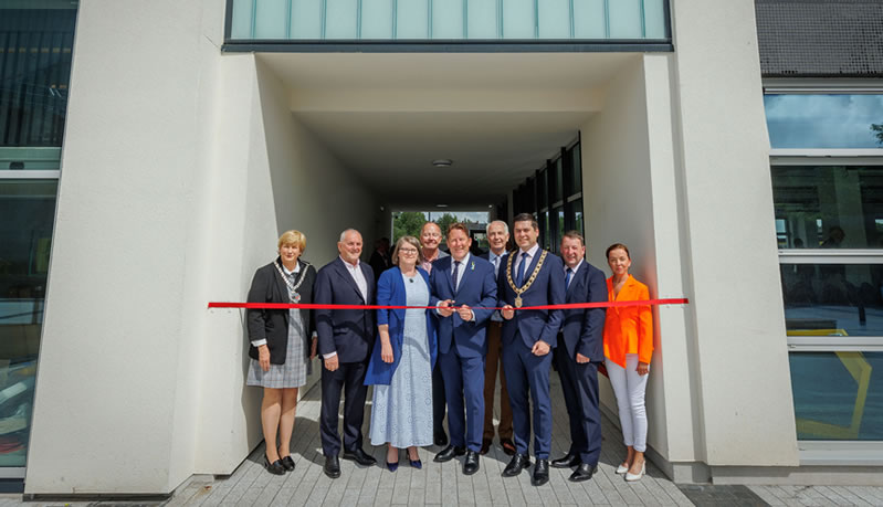 Minister-O Brien Opens Public Realm in Abbey Quarter, Kilkenny City